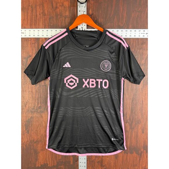 Adidas inter Miami CF Away Soccer Jersey #2 Slim Fit Black Pink Mens Medium - Picture 2 of 11